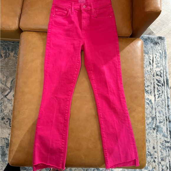 Mother brand neon pink jeans - Picture 2 of 5